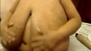 First-Timer with huge mounds on web cam