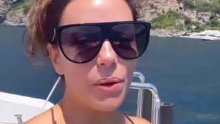  Eva Longoria FABULOUS TIKTOK Ebony Bathing Suit - POV tits