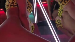  Smoking steamy female is posing in front of the camera and leisurely taking off her clothes - POV tits