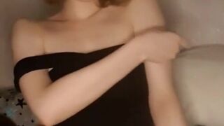  Very First exposure of hooters on a phone camera - POV tits