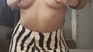  Punching Off Wednesday night. I striptease for you - POV tits