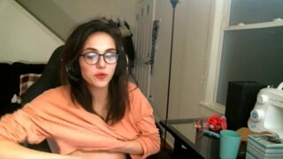  Nymph Streamer Tricked into Jug Slip lol - POV tits