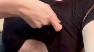  Sizzling Vertical Bare-Chested Movie - POV tits