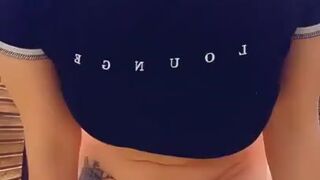  Bootylicious British mega-slut loves to showcase - POV tits