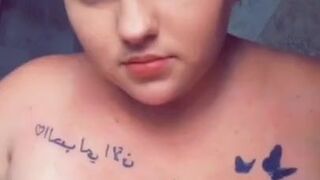 Trampling hefty funbags in a TikTok - POV tits