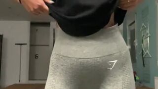  Fit-Doll. Demonstrate Fun Bags in the GYM - POV tits