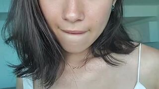  This lil' chick thinks that with such udders she is right in any situation by lilykawaii - TikTok Bare - POV tits