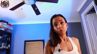  Latina Massagist Addicted To BIG BLACK COCK - POV tits