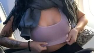  The nymph on the vapid showed her HD faux milk cans by goddessizzybell - TIKTOK GORGEOUS - POV tits