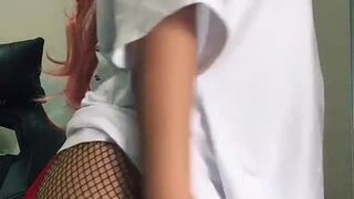  If all ladies unclothed like that before pure, it would be impressive! Mm, what superb rock hard titties! - POV tits