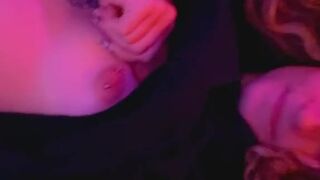  Pretty damsel determined to shoot a stripped to the waist home movie for a beau - POV tits