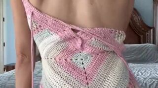  Thin MILF showed her entire naked figure except for her face by nofacemom77 - TIKTOK NUDE DOLL - POV tits