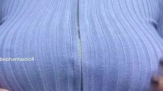  Yam-Sized Boobies CloseUp (TikTok Huge-Boobed Model) - POV tits