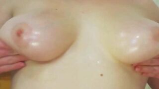  Red-Haired Big-Boobed damsel. Uber-Cute disrobe and fetish solo PLUS-SIZE - POV tits