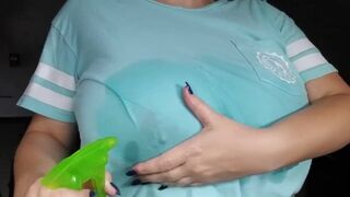  Raw Congenital Fat Melons Dropped and Bounced. Solo COUGAR web cam - POV tits