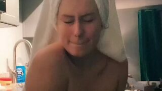  Uber-Cute tiktokirl filmed her very first-ever nude and this porn vid went all over the Internet by TikTokFail - Without Bra TikTok - POV tits