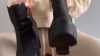  Big-Boobed Tik Tok Model - Footwear Transition Compete - POV tits