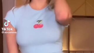  Ash-Blonde no titty-sling by onlytik - TikTok Naked - POV tits