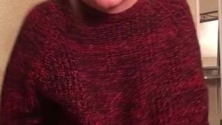  Tiny tramp pleads to be used - POV tits