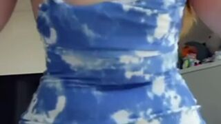 Redheaded stunner dropped super-hot juggling boobies by poisynivy - Sans Bra TikTok - POV tits