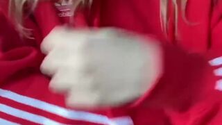 Platinum-Blond with lovely pierced globes unclothes for her warm archive by emilia.taylor - TikTok Naked - POV tits